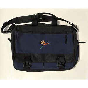 Aloha Airlines? Bird of Paradise Embroidered Logo Messenger Laptop Bag READ